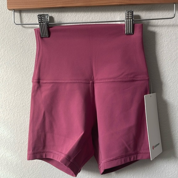 NWT Lululemon Align High-Rise Short 4" Washed Mauve Size 2 - Picture 1 of 7